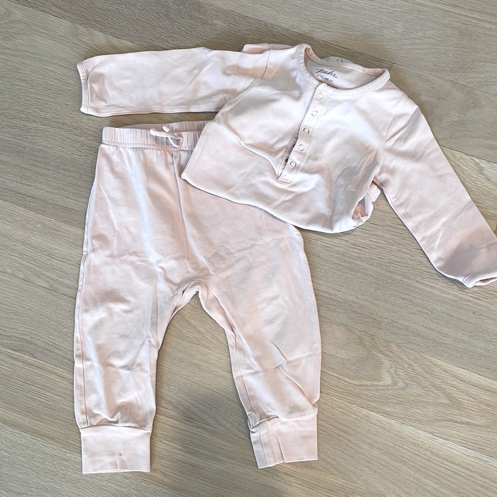 Pehr pale pink matching set